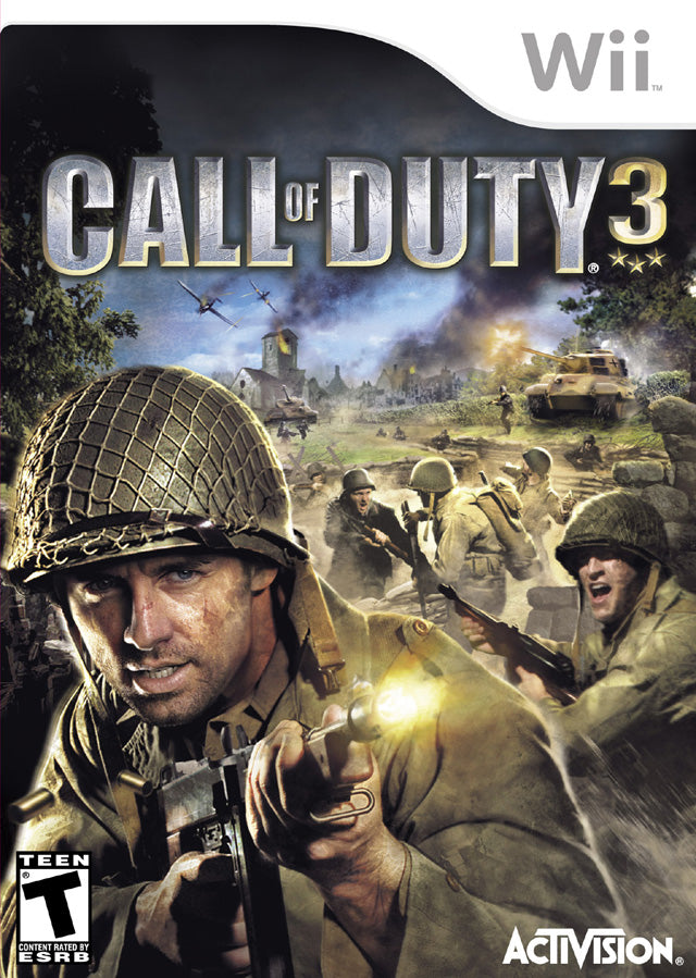 Call of Duty 3 Bundle [Game + Strategy Guide] (Nintendo Wii) (Online Only)