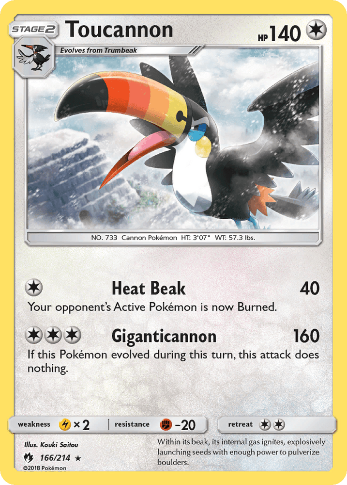 Toucannon (166/214) [Sun & Moon: Lost Thunder] (Online Only)