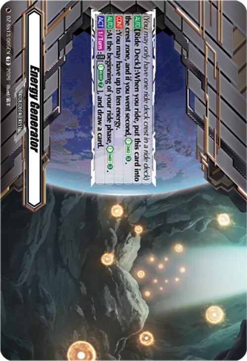 Energy Generator (DZ-SS13/005EN) [Blaster Blade Start Deck]