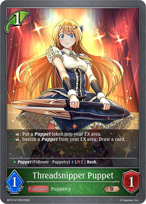 Threadsnipper Puppet (BP17-017EN) [Convergent Destinies]