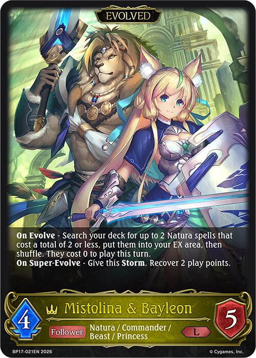 Mistolina & Bayleon (Evolved) (BP17-021EN) [Convergent Destinies]
