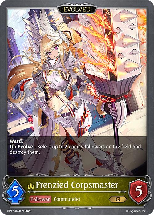 Frenzied Corpsmaster (Evolved) (BP17-024EN) [Convergent Destinies]