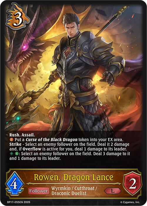 Rowen, Dragon Lance (BP17-055EN) [Convergent Destinies]
