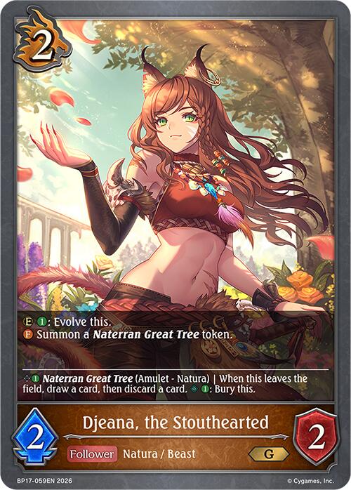 Djeana, the Stouthearted (BP17-059EN) [Convergent Destinies]