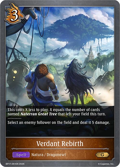 Verdant Rebirth (BP17-061EN) [Convergent Destinies]
