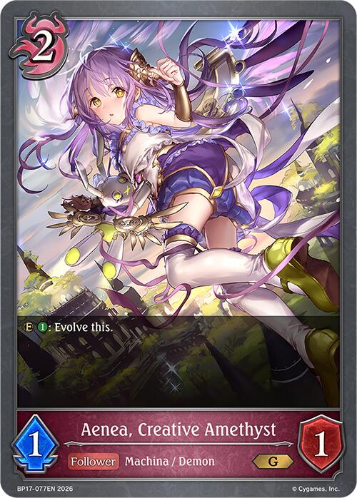 Aenea, Creative Amethyst (BP17-077EN) [Convergent Destinies]