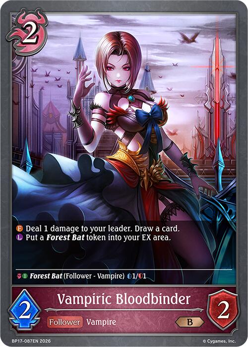Vampiric Bloodbinder (BP17-087EN) [Convergent Destinies]