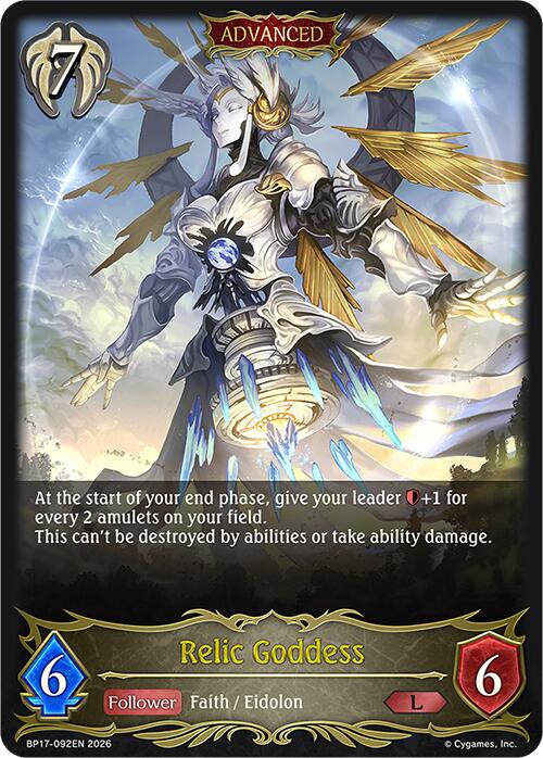 Relic Goddess (BP17-092EN) [Convergent Destinies]
