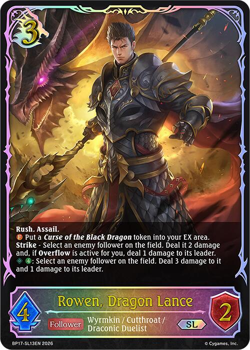 Rowen, Dragon Lance (BP17-SL13EN) [Convergent Destinies]