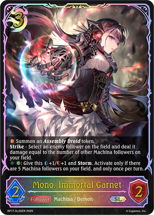 Mono, Immortal Garnet (BP17-SL20EN) [Convergent Destinies]