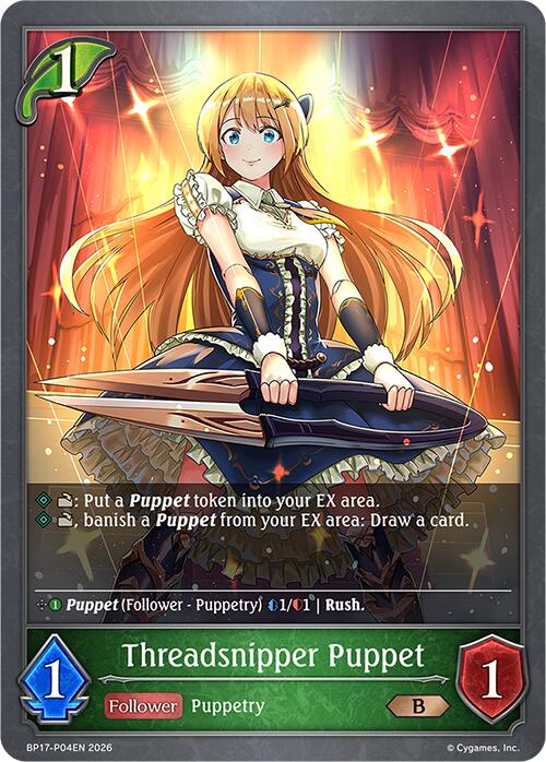 Threadsnipper Puppet - P04EN (Foil) (BP17-P04EN) [Convergent Destinies]