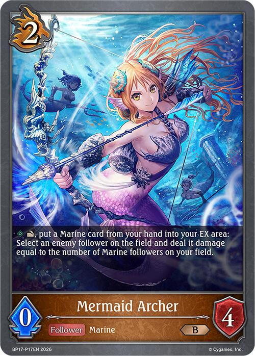 Mermaid Archer - P17EN (Foil) (BP17-P17EN) [Convergent Destinies]