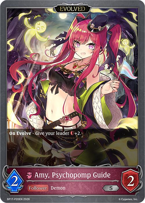 Amy, Psychopomp Guide (Evolved) - P20EN (Foil) (BP17-P20EN) [Convergent Destinies]