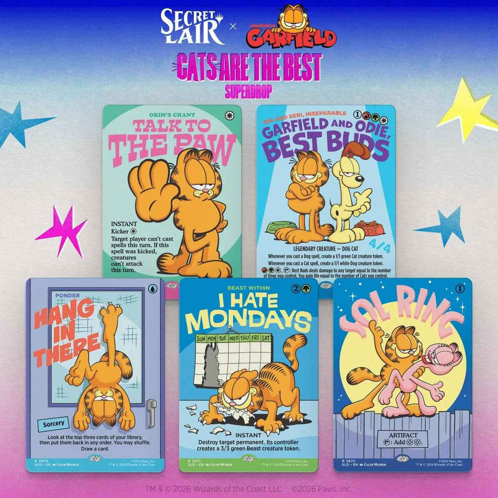 Secret Lair Drop: Secret Lair x Garfield: Motivationally Challenged - Non-Foil Edition [SLD]