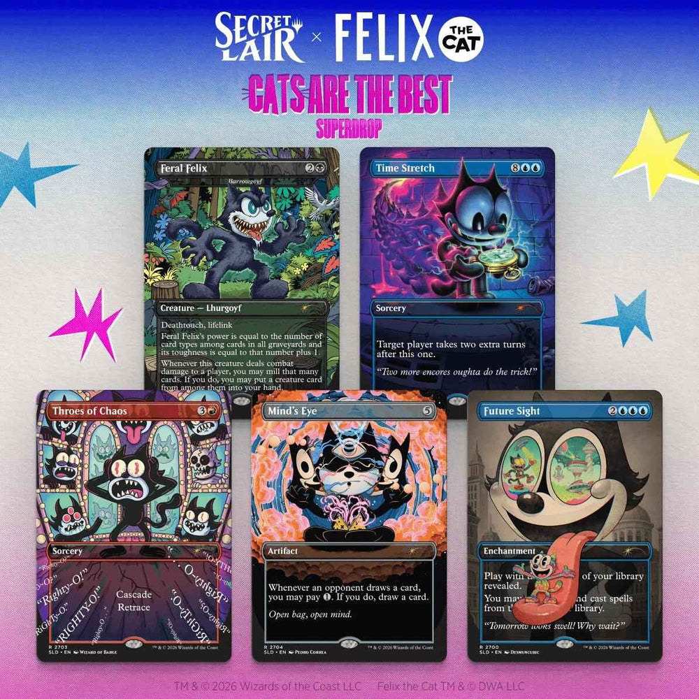 Secret Lair Drop: Secret Lair x Felix the Cat: Magic Bag of Tricks - Non-Foil Edition [SLD]