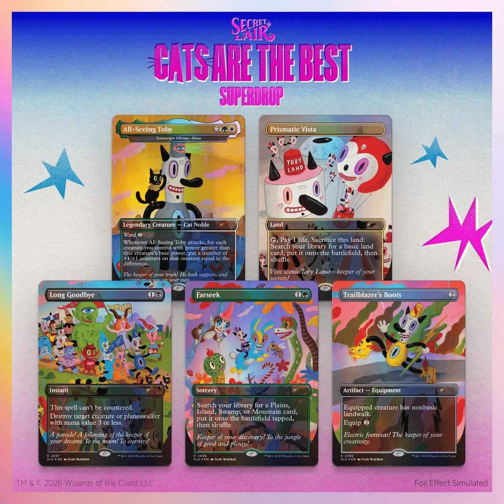 Secret Lair Drop: Toby's Journey By Gary Baseman - Traditional Foil Edition [SLD]
