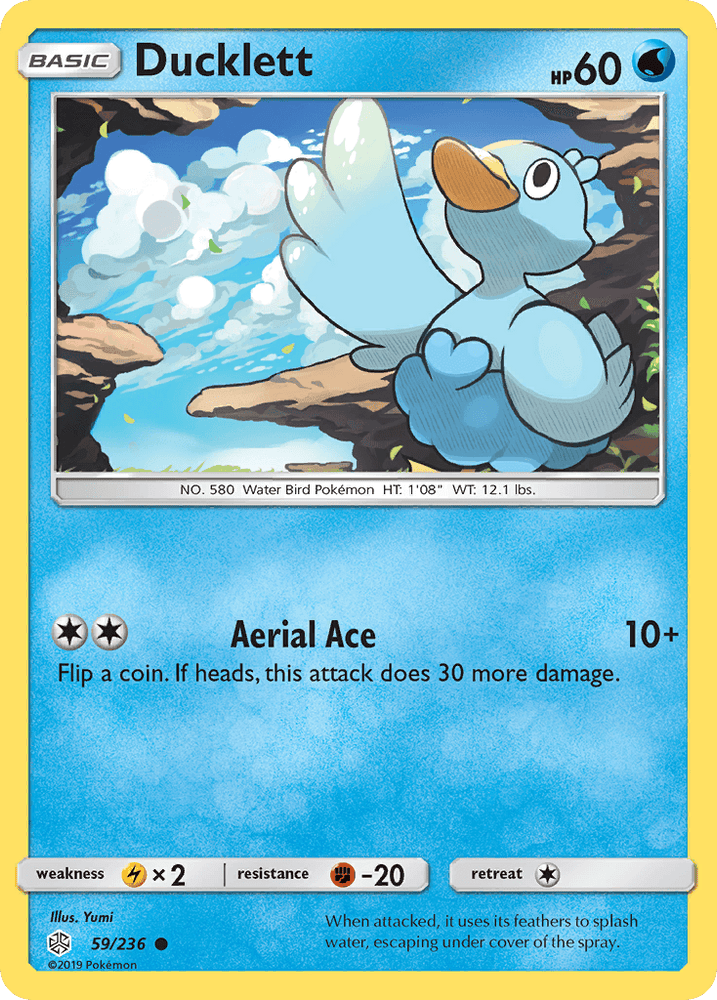 Ducklett (59/236) [Sun & Moon: Cosmic Eclipse] (Online Only)