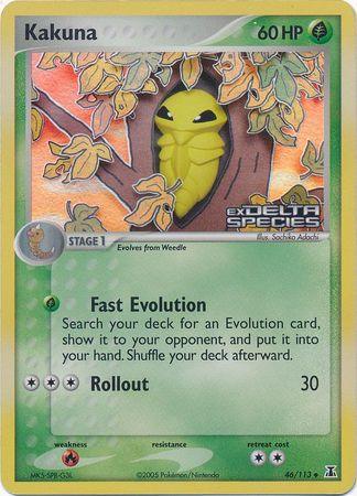 Kakuna (46/113) (Stamped) [EX: Delta Species] (Online Only)