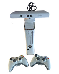 Xbox 360 Slim 4GB White Kinect Bundle - Xbox 360