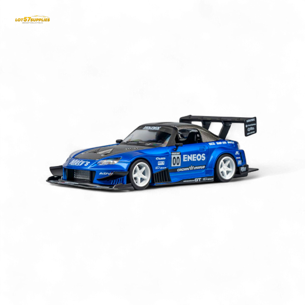MicroTurbo Honda S2000 ENEOS #00 TOP FUEL - Candy Blue 1:64
