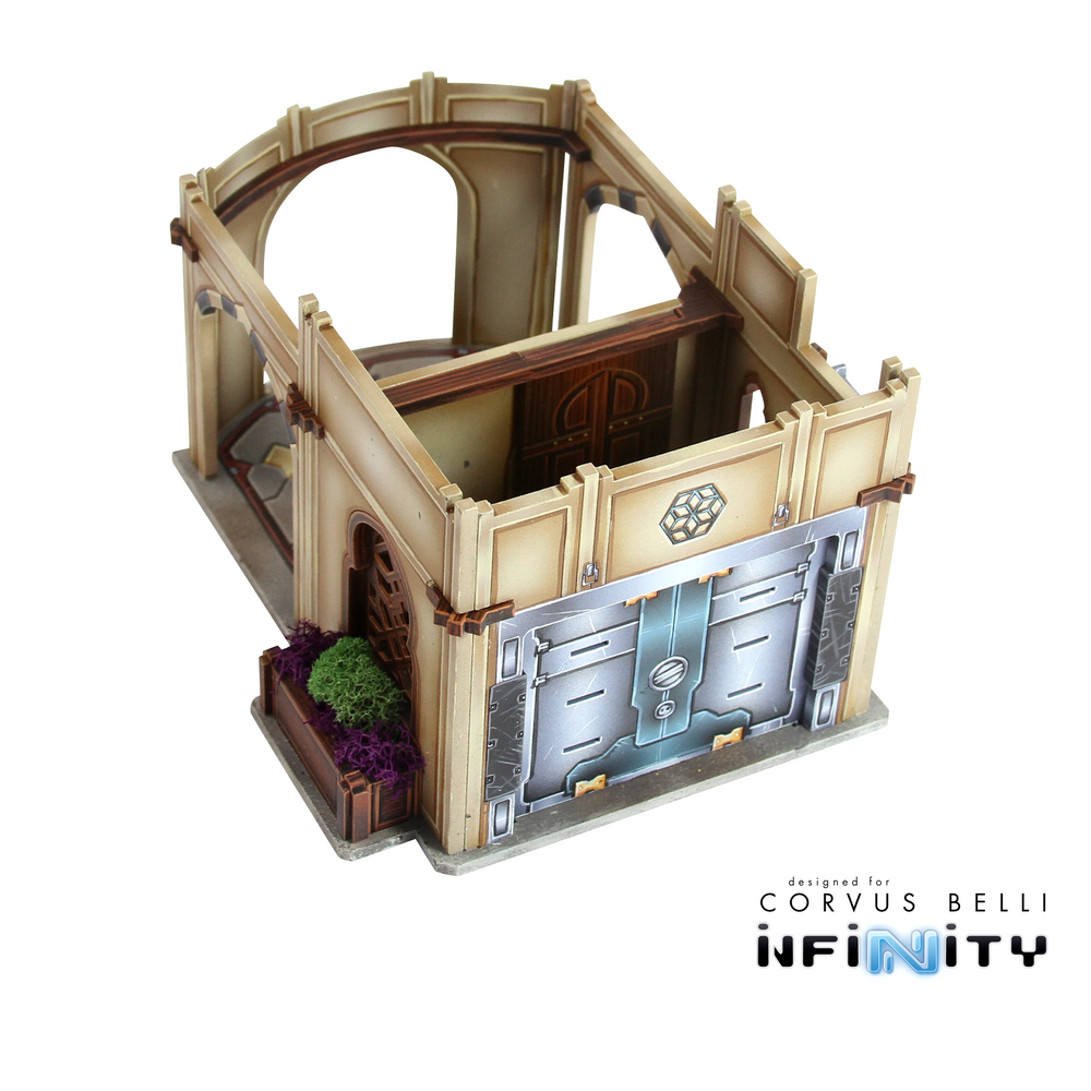 Alcazaba Utility Buildings (2-Pack) — Bare MDF