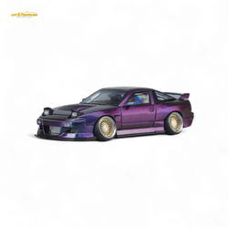MicroTurbo Custom 180SX Spirit Rei - Purple Chameleon GMHS 2025 Special Edition 1:64 (ONLINE ORDER ONLY)