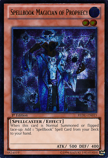 Spellbook Magician of Prophecy [REDU-EN015] Ultimate Rare (ONLINE ORDER ONLY)