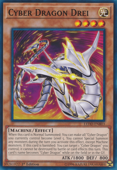 Cyber Dragon Drei [LEDD-ENB03] Common (ONLINE ORDER ONLY)