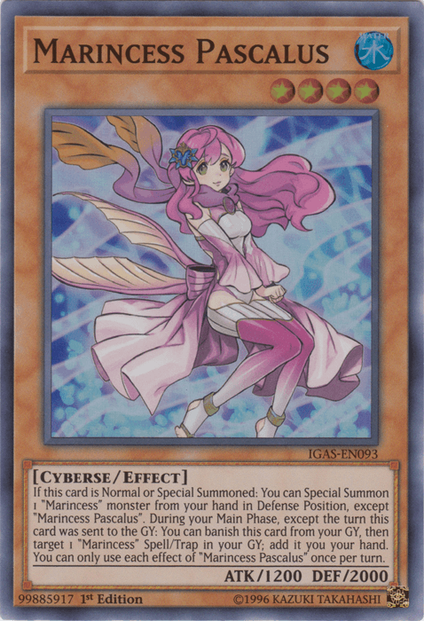 Marincess Pascalus [IGAS-EN093] Super Rare (ONLINE ORDER ONLY)