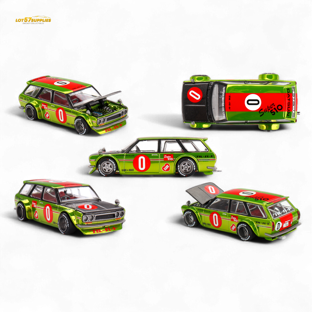 Mini-GT Datsun KAIDO 510 Wagon OG Ho Yellow - 1:64 (ONLINE ORDER ONLY)