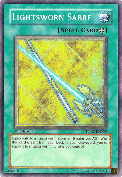 Lightsworn Sabre [TDGS-EN059] Super Rare (ONLINE ORDER ONLY)