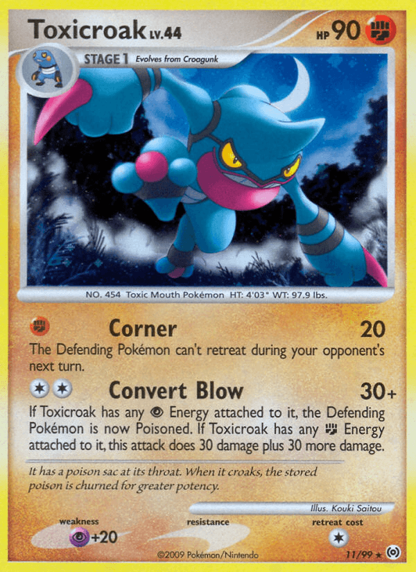Toxicroak (11/99) [Platinum: Arceus] (Online Only)