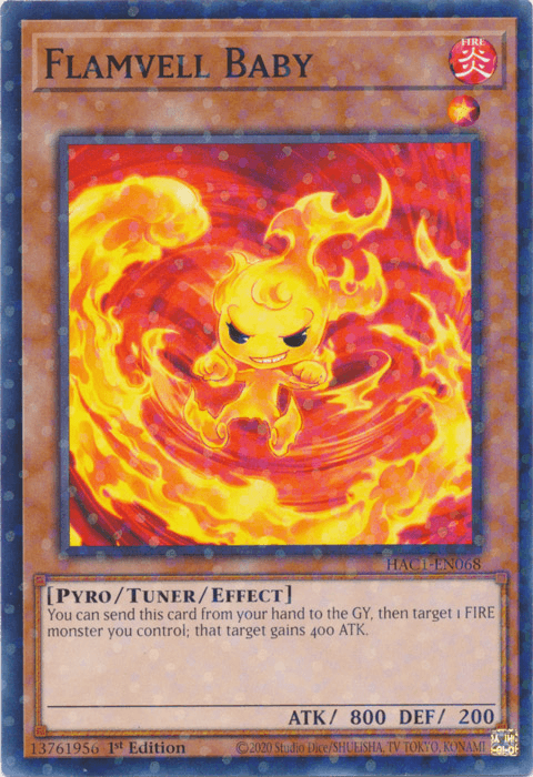 Flamvell Baby (Duel Terminal) [HAC1-EN068] Common (ONLINE ORDER ONLY)