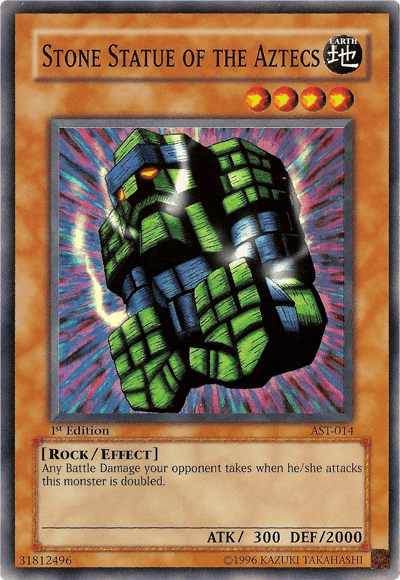 Stone Statue of the Aztecs [AST-014] Super Rare (ONLINE ORDER ONLY)