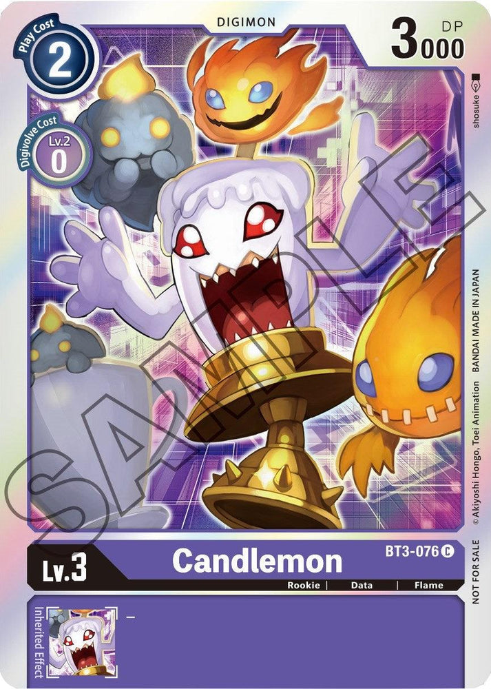 Candlemon [BT3-076] (Event Pack 1) [Release Special Booster Promos] (ONLINE ORDER ONLY)