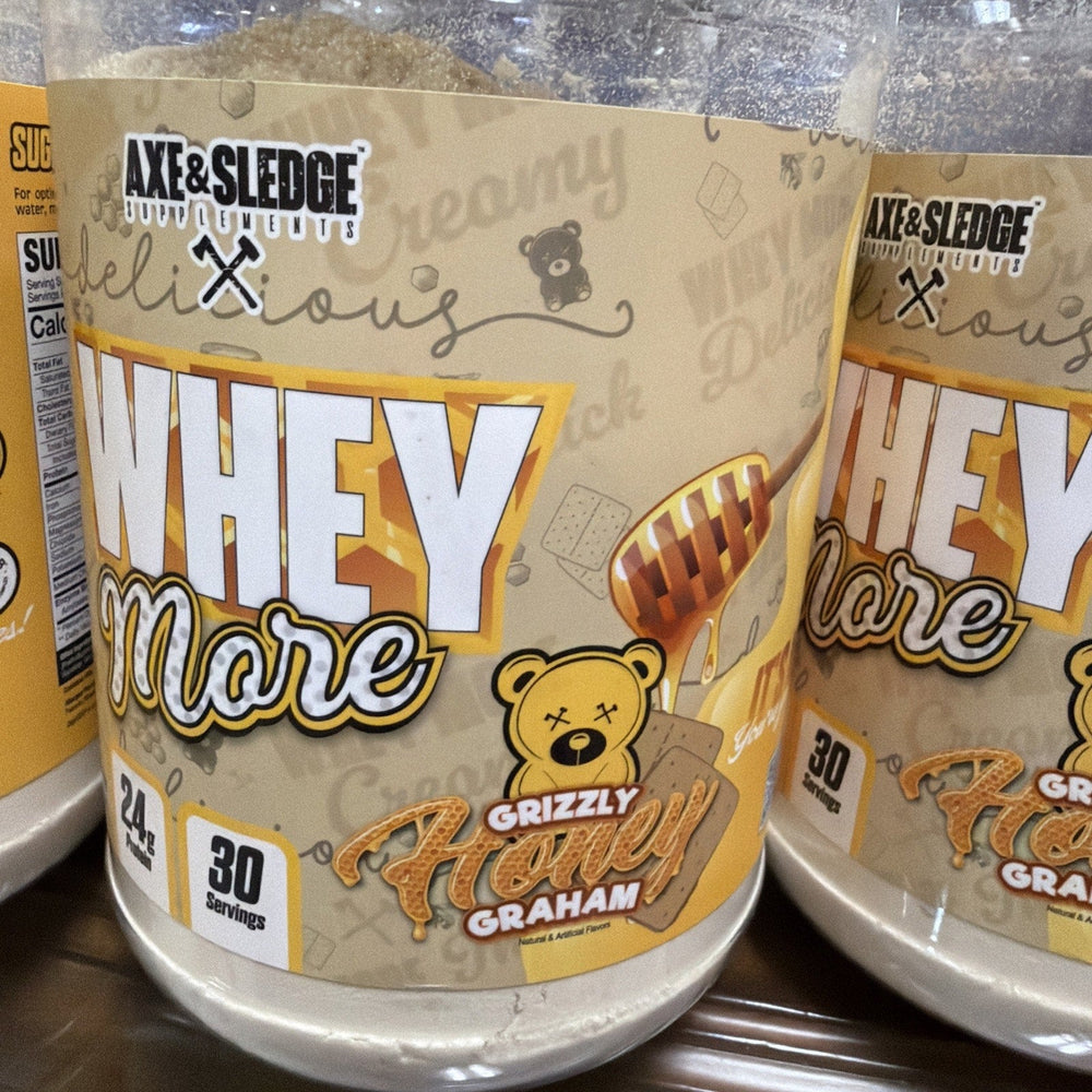 Whey More - Grizzly Honey Graham (30 Servings) Exp 10/26 (ONLINE ORDER ONLY)