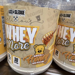 Whey More - Grizzly Honey Graham (30 Servings) Exp 10/26 (ONLINE ORDER ONLY)