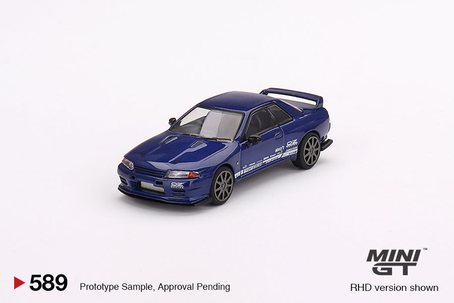 Mini-GT Nissan Skyline GT-R Top Secret VR32 Metallic Blue #589 1:64 MGT00589 (ONLINE ORDER ONLY)