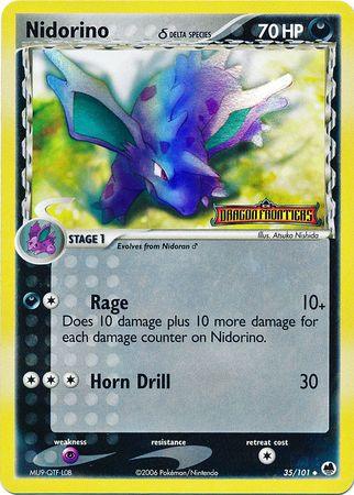 Nidorino (35/101) (Delta Species) (Stamped) [EX: Dragon Frontiers] (Online Only)