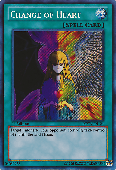 Change of Heart [LCYW-EN124] Secret Rare (ONLINE ORDER ONLY)