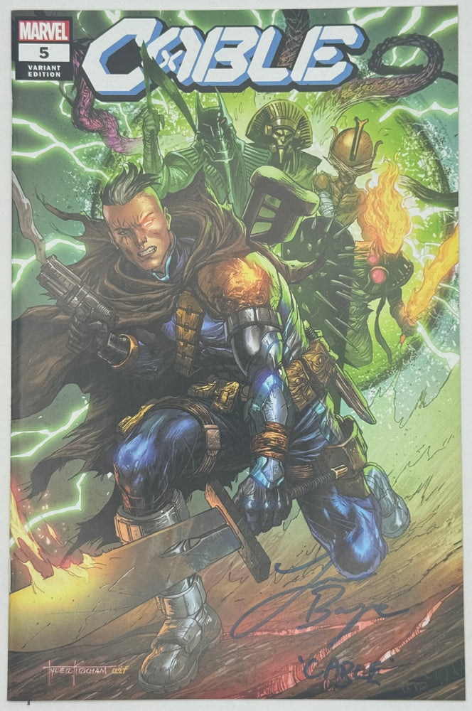 [Signed by Lawerence Bayne] Cable #5 Unknown Comics Tyler Kirkham Exclusive Var [IN STOCK] (ONLINE ORDER ONLY)