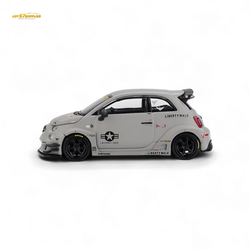 Mini-GT Abarth 595 LB-WORKS x Abas Works Grey MGT00995 1:64 (ONLINE ORDER ONLY)