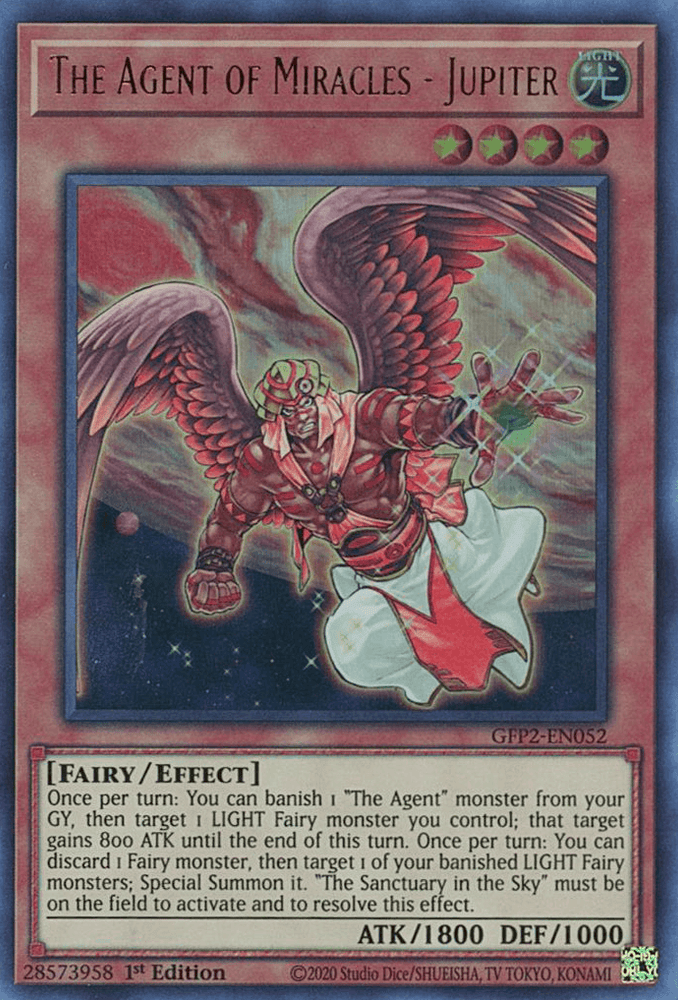 The Agent of Miracles - Jupiter [GFP2-EN052] Ultra Rare (ONLINE ORDER ONLY)
