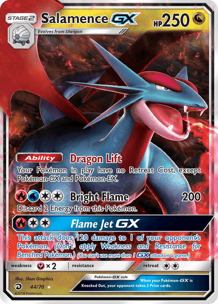 Salamence GX (44/70) [Sun & Moon: Dragon Majesty] (Online Only)