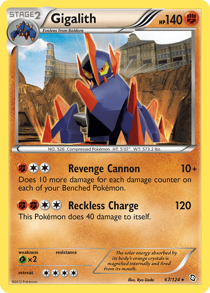 Gigalith (67/124) [Black & White: Dragons Exalted] (Online Only)