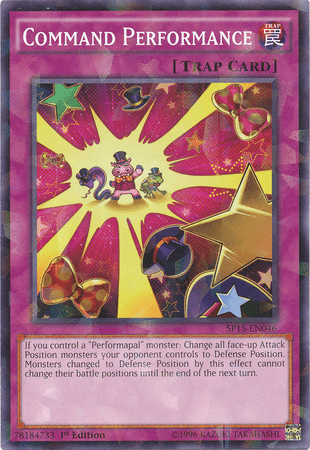 Command Performance [SP15-EN046] Shatterfoil Rare (ONLINE ORDER ONLY)