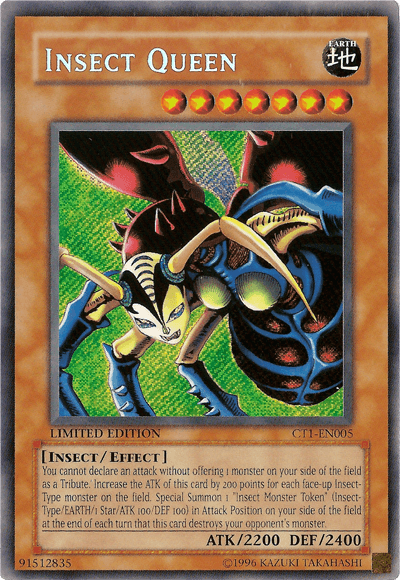 Insect Queen [CT1-EN005] Secret Rare (ONLINE ORDER ONLY)