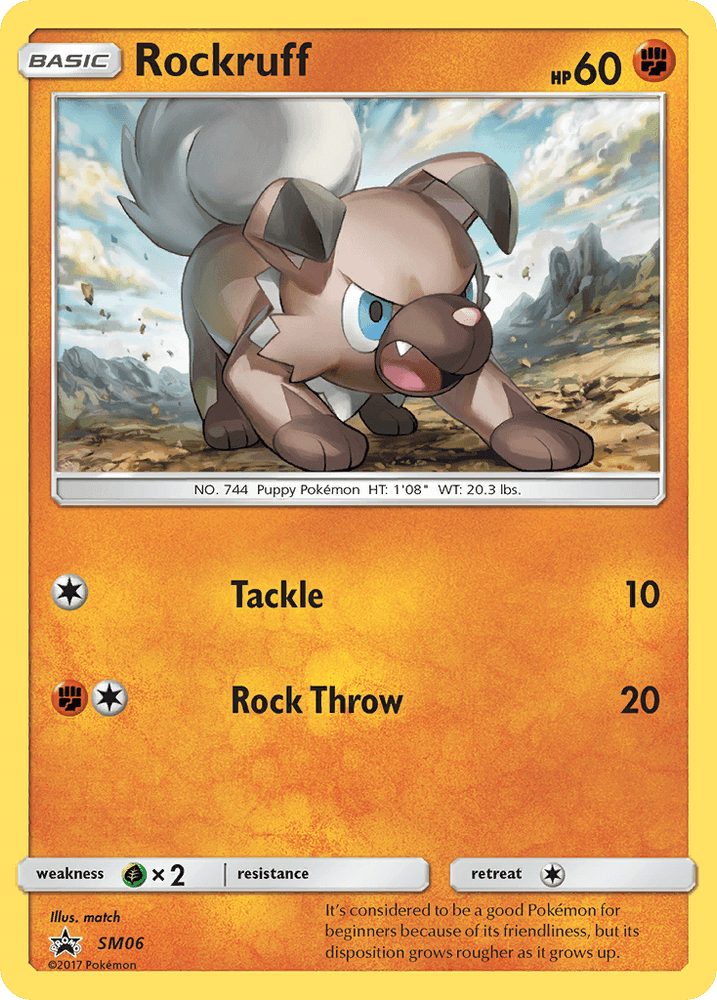 Rockruff (SM06) [Sun & Moon: Black Star Promos] (Online Only)
