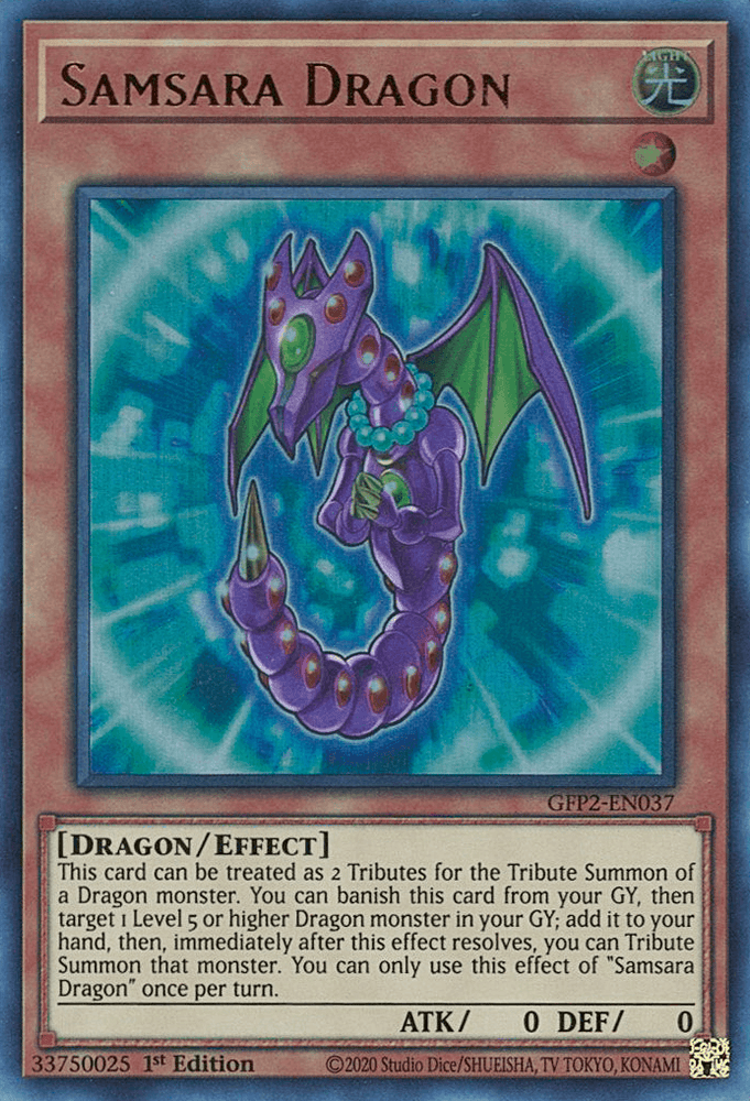 Samsara Dragon [GFP2-EN037] Ultra Rare (ONLINE ORDER ONLY)