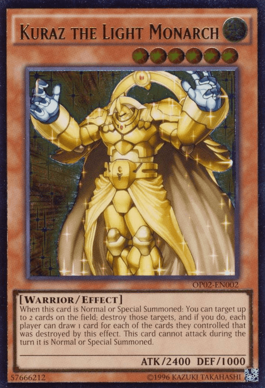 Kuraz the Light Monarch [OP02-EN002] Ultimate Rare (ONLINE ORDER ONLY)